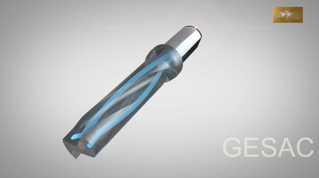 GHDS二重らせん内冷浅穴ドリル